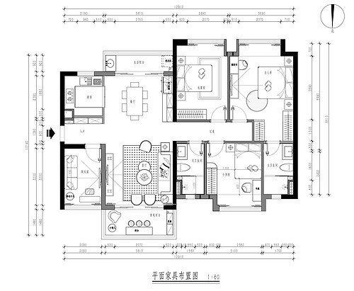 126平米房子装修设计方案