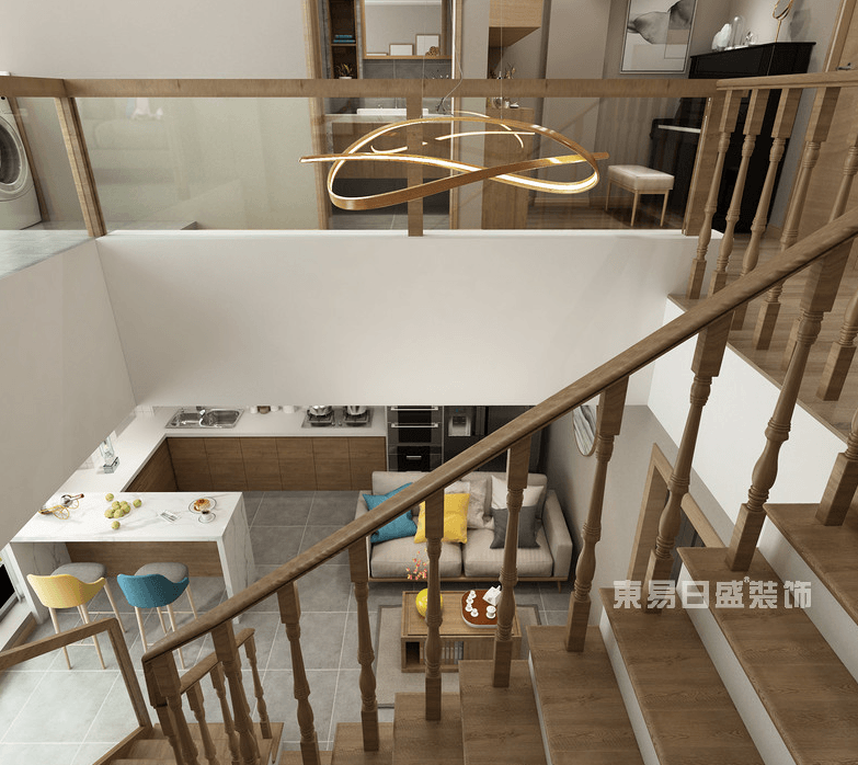 上海室内装潢楼梯装修设计注意事项及要点