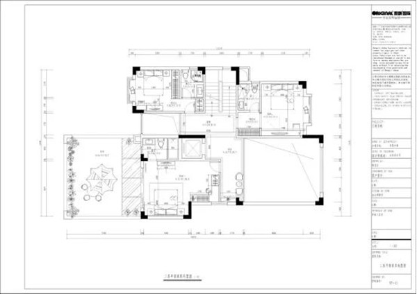 海逸豪庭400㎡别墅一楼平面布置图