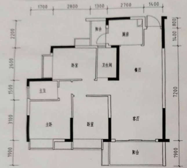 三居室96平米，套内面积79怎么装修改造？