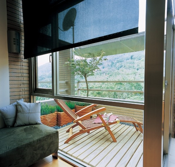 单身公寓室内设计-阳台