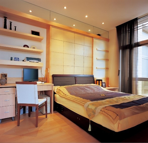 单身公寓室内设计-卧室