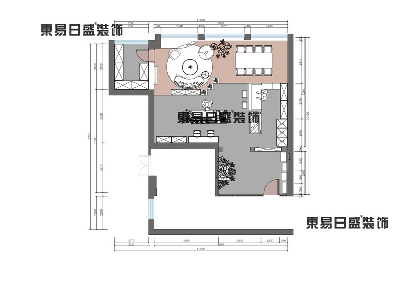 天星翠琅120平花店装修