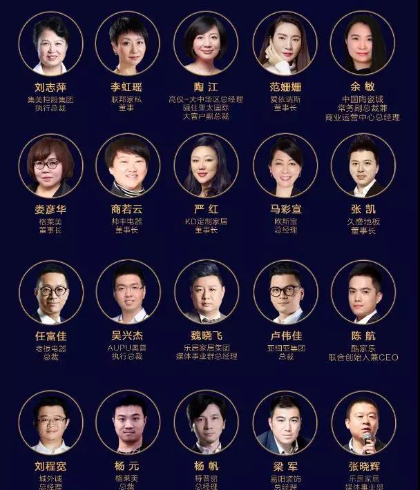 中国家居产业“大雁奖”代表东易日盛董事长陈辉