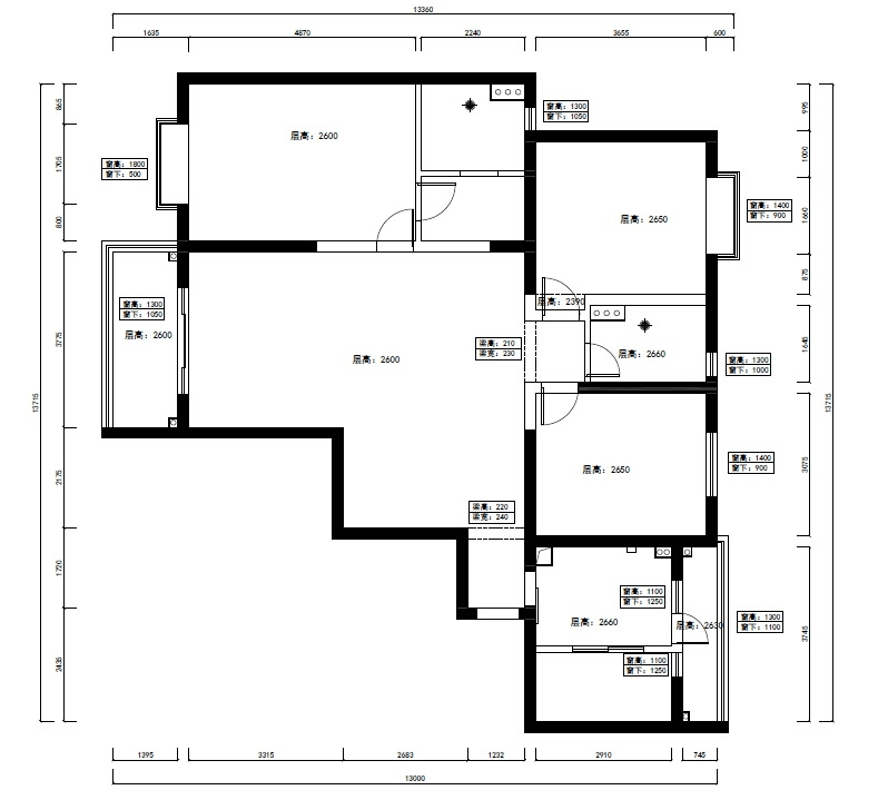 原始平面图