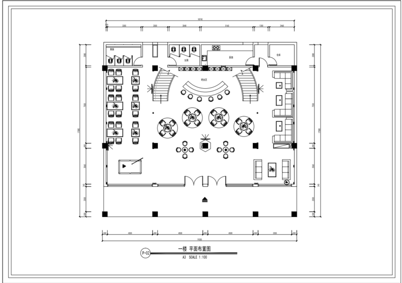 维纳清吧610平米-loft工业风格