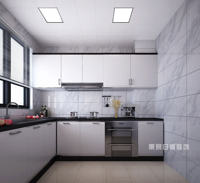 8个现代简约风格 最新厨房墙砖装修效果图一览