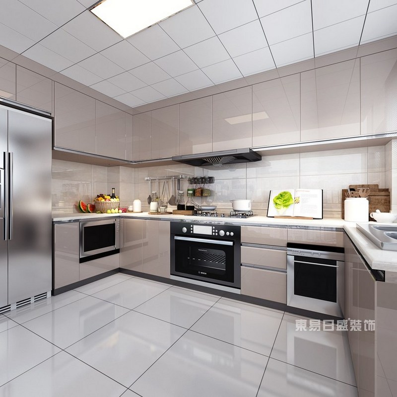 8个现代简约风格最新厨房墙砖装修效果图一览