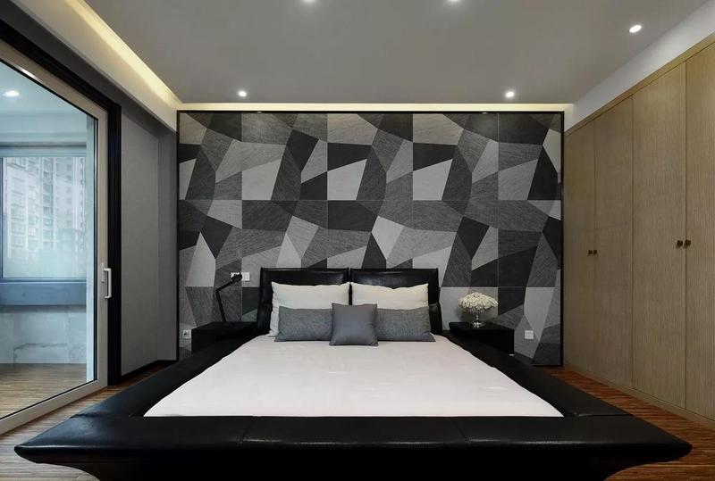 重慶新房裝修黑白灰設計——臥室