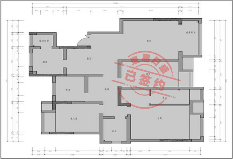 重庆公园大道三室两厅现代简约户型设计案例解析