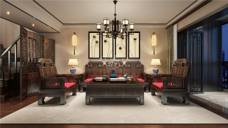 上海装修中式风格玄关设计 上海装修中式风格玄关搭配
