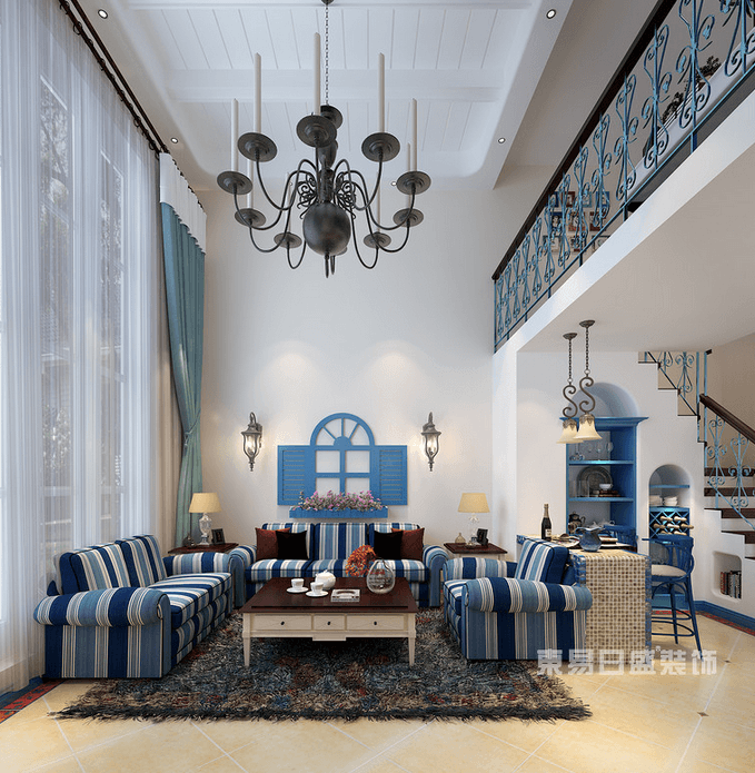 上海别墅装修如何打造舒适地中海风格设计?