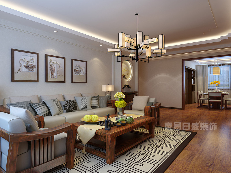 新中式装修风格——沙发