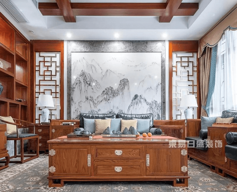 中式风格客厅装修实景案例