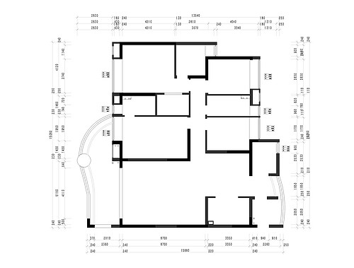 顺德容桂200㎡房屋设计户型图