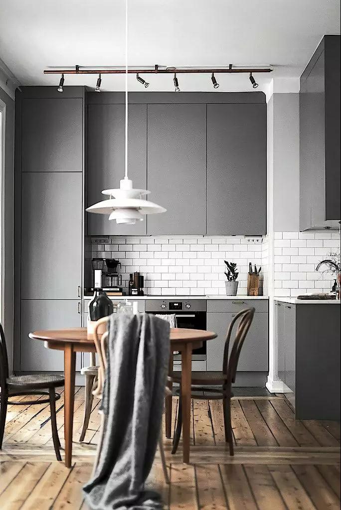 灰色厨房设计