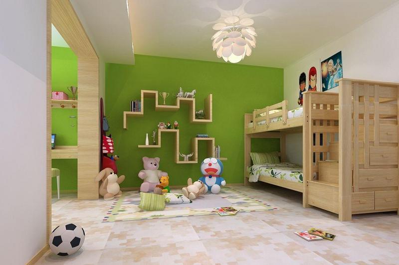 儿童房怎么装修成绿色