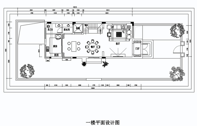 明升壹城500平欧式风格别墅装修案例