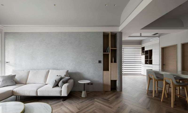 北欧风装修设计，百叶帘和木质地板的绝配融合