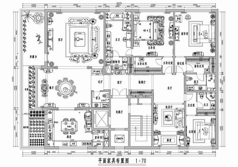 300平米  设计理念                           改变原先户型的不规则