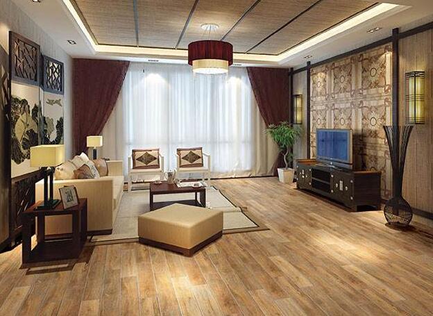 青岛家装时，二厅一室木地板风格搭配