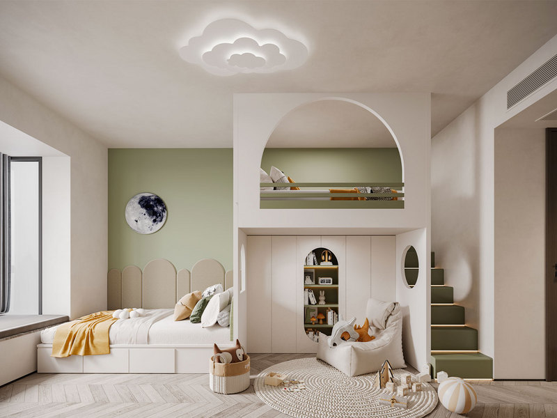 别墅儿童房设计指南：打造温馨、安全的梦幻空间