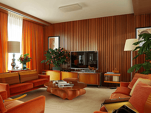 探索美式复古风格的秘密：客厅装修材料的选择与搭配