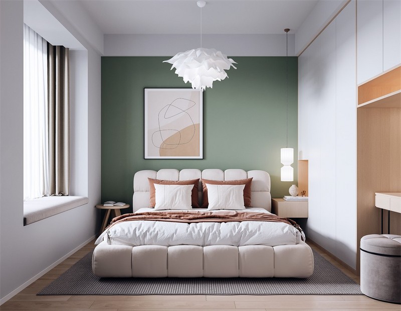 沉浸梦境：现代北欧风格打造的舒适卧室空间