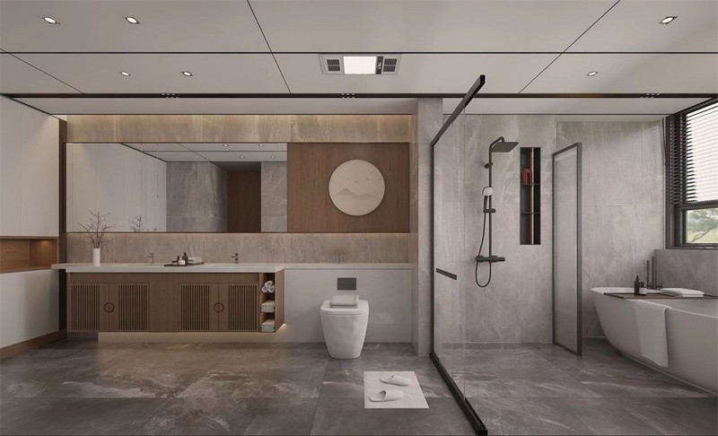 清新空间：探索现代卫生间装修设计的创意与舒适