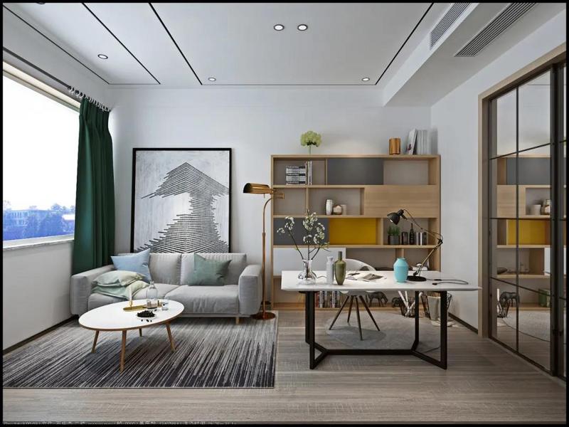 客厅装修设计选择木地板好还是选择瓷砖好？