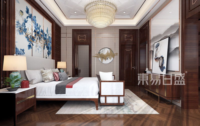 深圳别墅设计东易日盛装修公司装修案例，新中式风格美到骨子里！
