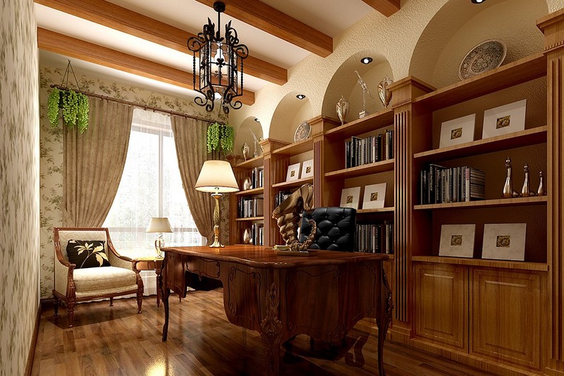 不同风格的书房装修设计技巧你知道吗