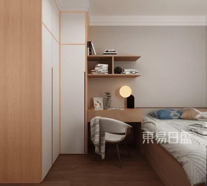 卧室-小户型，大制作。榻榻米房是整个空间的储物载体，是大容量的空间利用，休闲舒适感更强。.jpg