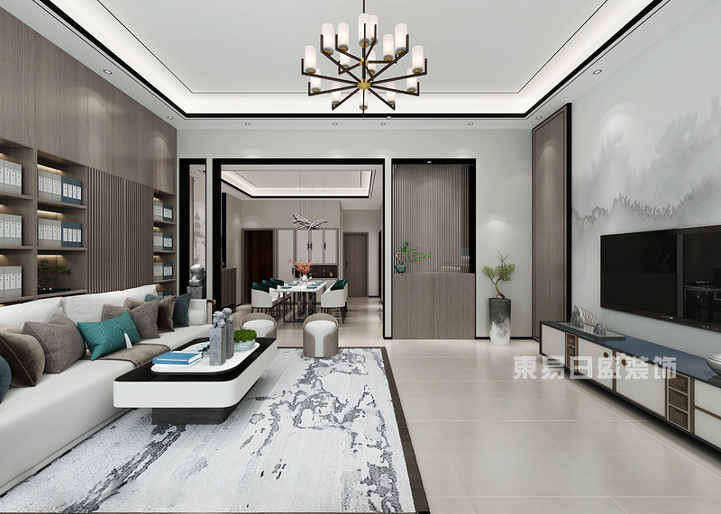 280平米装修设计成新中式风格，这才是中国人的居住方式