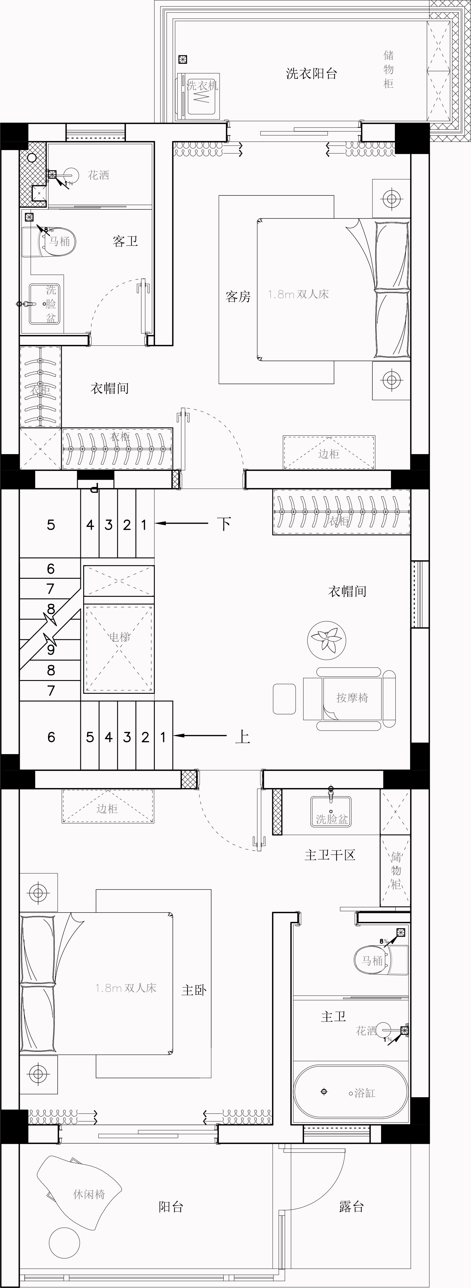 267平别墅户型图