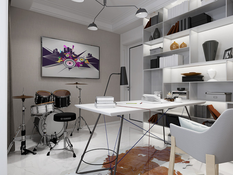 2022年室内装修设计流行的4个家庭办公设计理念