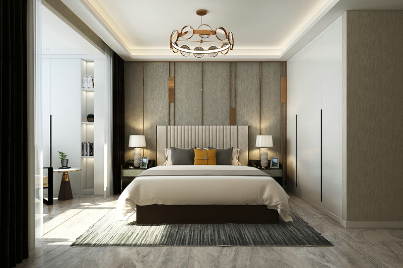 现代轻奢风格之卧室装修效果图