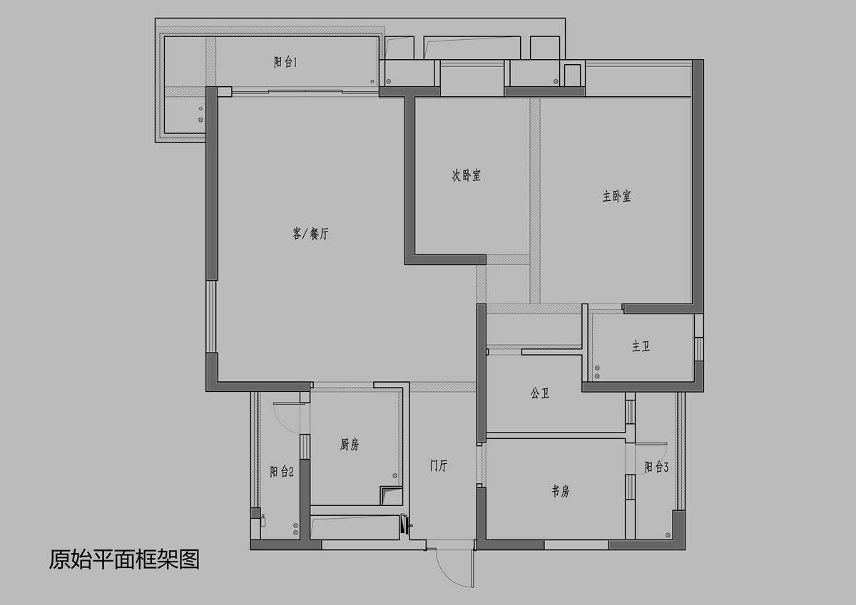 152平普通住宅户型图