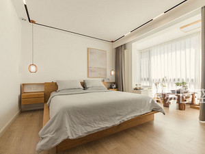 北京卧室装修铺木地板还是瓷砖