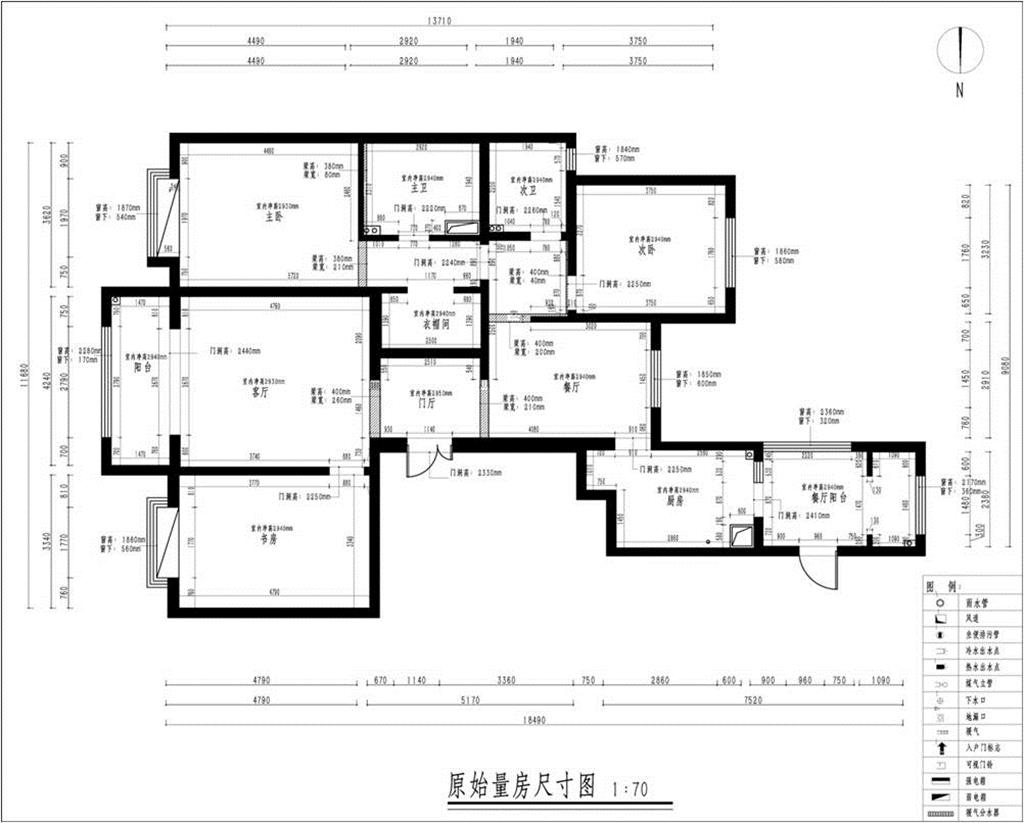 170平普通住宅户型图