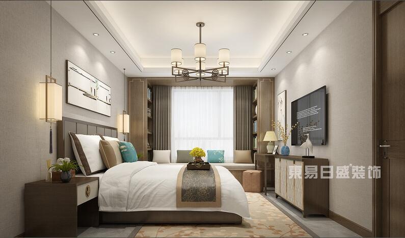 新中式古典装修样板房效果图赏析，感觉内敛的高级美！