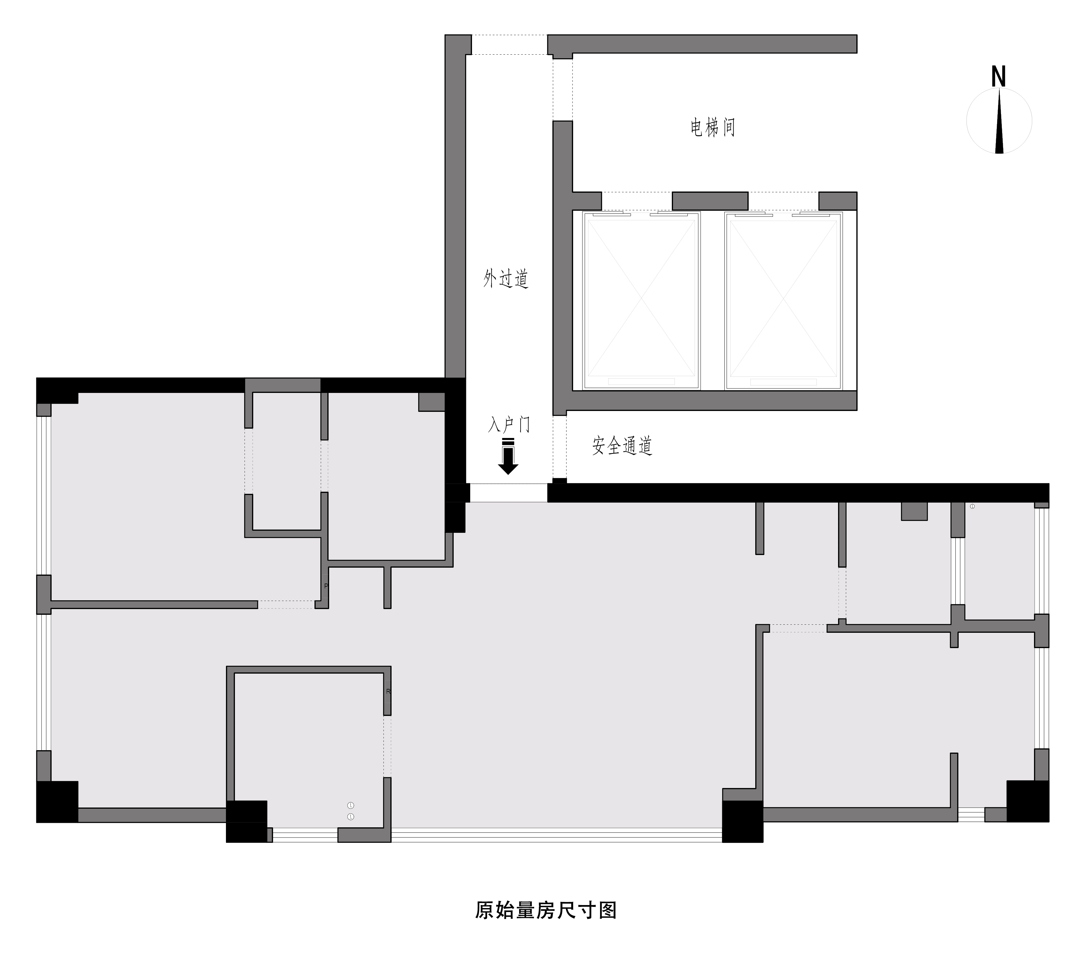 149平三居室户型图