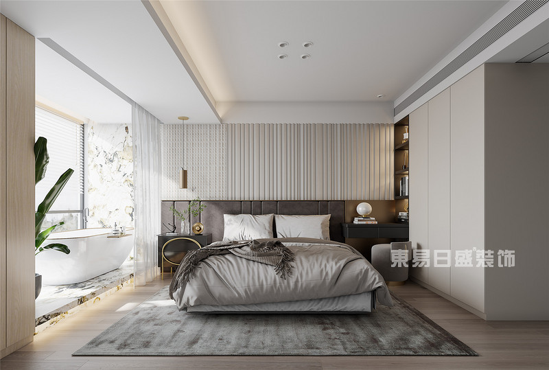 现代风格-120平米卧室装修效果图