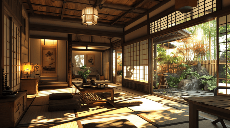 日式别墅布局设计特点和元素的说明